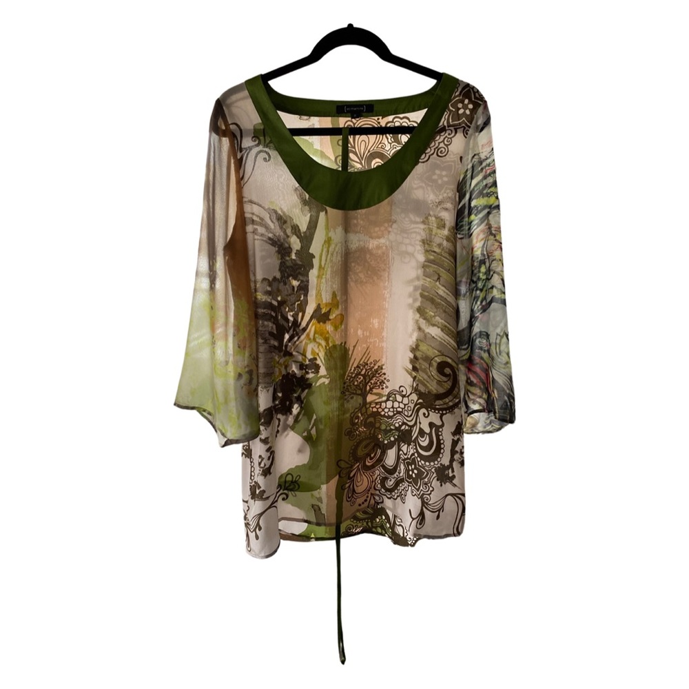 Tie-waisted St-Martins Silk Tunic